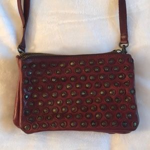 FRYE studded leather cross body ♥️